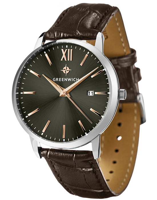 Greenwich Greenwich Brig GW 061.12.14 , наручные мужские часы фото под углом